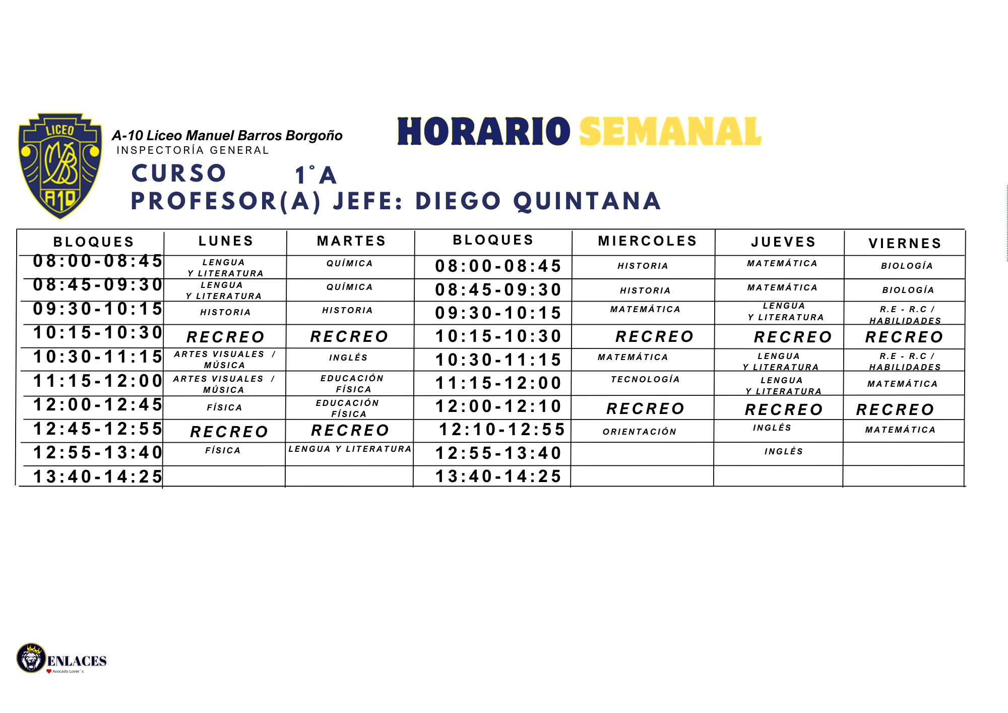 Primero Medio A